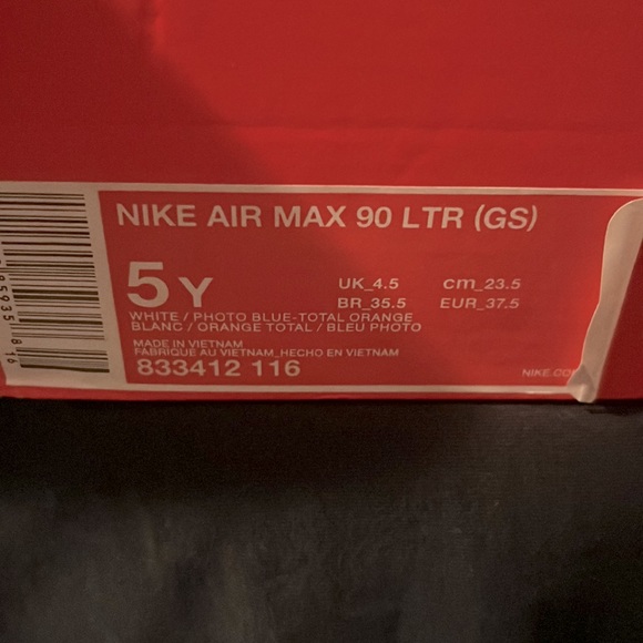 Nike Air Max 95 sz 5Y no scratches a couple wrinkles with box - Picture 5 of 5